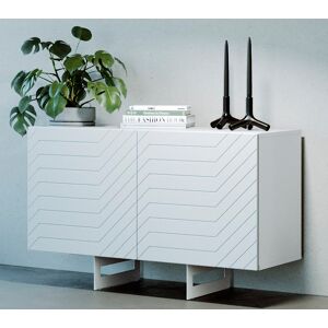 DIVENTA Sideboard »ITACA«, Breite 110 cm weiss/weiss Größe