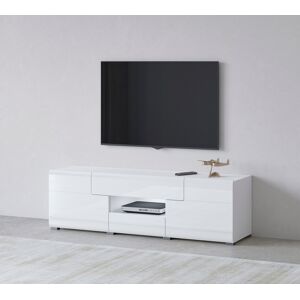 INOSIGN Lowboard »Toledo,Breite 159cm, trendige TV-Schrank mit dekorative... weiss matt/weiss hgl Größe