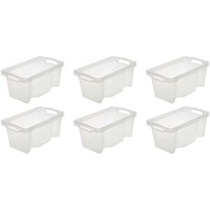 keeeper Organizer »franz«, (Set, 6 St.), Aufbewahrungsbox, 6,5 Liter,... transparent Größe