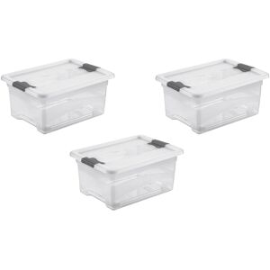 keeeper Organizer »cornelia«, (Set, 3 St.), Aufbewahrungsbox, 12 L, mit... transparent Größe