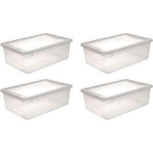 keeeper Aufbewahrungsbox »bea«, (Set, 4 St.), 3 x 11 L, mit Air Control-System transparent Größe