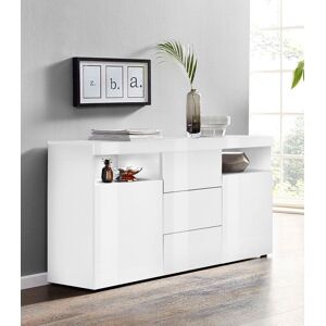 borchardt Möbel Sideboard »Kapstadt«, Breite 139 cm weiss-HG Größe