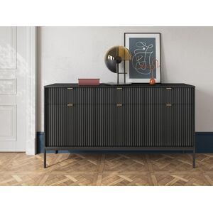 Sideboard mit 3 Türen & 3 Schubladen - Schwarz - LIOUBA von Pascal MORABITO