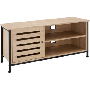 tectake TV-Board Galway 110x41,5x50,5cm - Industrial Holz hell, Eiche Sonoma