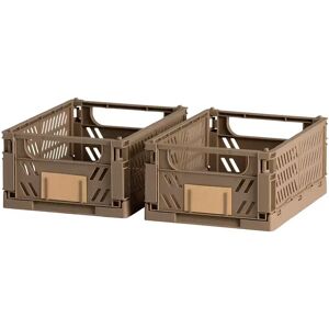 Schou - Aufbewahrungsbox, 2x17x12.5x7cm, Beige