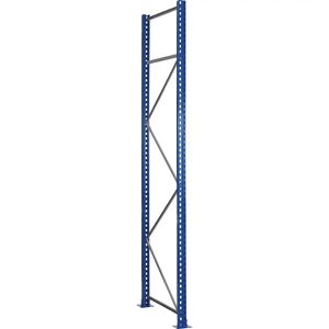 SCHULTE Palettenregal-Ständerrahmen, Stahl, Höhe 3500 mm, Stützrahmen-BxT 76 x 1100 mm