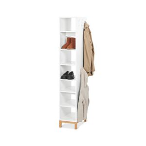 Schuhregal mit Garderobe - Tchibo - Braun Holz   unisex