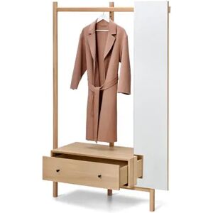 Garderobe mit Spiegel - Tchibo - Schwarz Holz   unisex