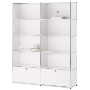 Regal »CN3« mit 2 Klappen - Tchibo - Weiss Aluminium   unisex