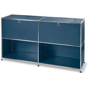 Sideboard Metall »CN3« mit versetzbaren Klappenfächern - Tchibo - Chrom Aluminium   unisex