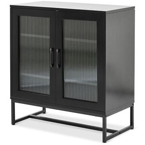 Sideboard mit Glastüren - Tchibo - Schwarz Glas   unisex