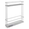 Metaltex In&out XL-Organizer für die Reinigung, Grau metallisch, 11 x 38 x 34 cm