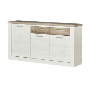 Höffner Sideboard  Viareggio ¦ weiß ¦ Maße (cm): B: 173,9 H: 90,3 T: 41,3