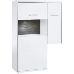 uno Anstell-Highboard  Setto ¦ weiß ¦ Maße (cm): B: 94 H: 137 T: 38