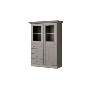 maison bleue Highboard  Florian ¦ grau ¦ Maße (cm): B: 118,5 H: 163,5