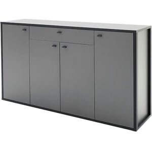 Höffner Sideboard  Cadros ¦ grau ¦ Maße (cm): B: 165 H: 92 T: 44