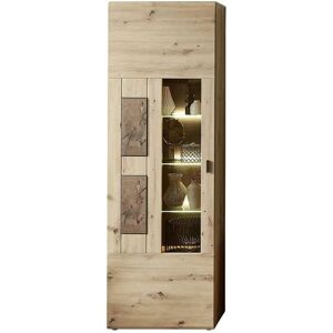 uno Vitrine  Madera II ¦ holzfarben ¦ Maße (cm): B: 65 H: 201 T: 37