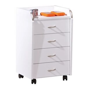 MODERNE HAUSFRAU Rollcontainer weiss