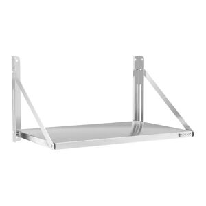 Royal Catering Wandbord - klappbar - 80 x 45 cm - 40 kg - Edelstahl RC-BFWS8045