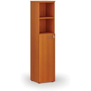 B2B Partner Büro-Kombischrank PRIMO WOOD, Tür für 3 Etagen, 1781 x 400 x 420 mm, Kirsche