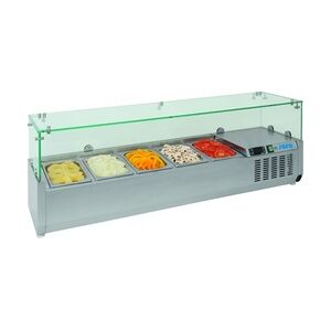 Saro Aufsatzkühlvitrine VRX 1600/330, Maße: B 1600 x T 335 x H 435 mm