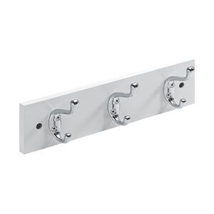 Hettich Garderobenleiste 3 Haken 30,0 x 8,0 x 7,5 cm weiß