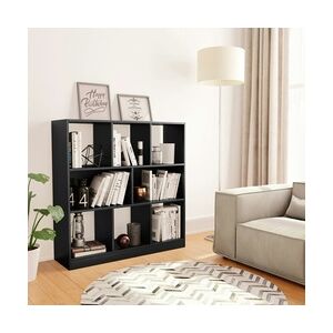 vidaXL Bücherregal Schwarz 97,5×29,5×100 cm Spanplatte