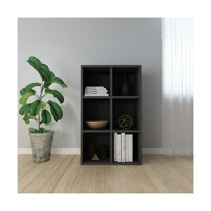 vidaXL Bücherregal/Sideboard Schwarz 66x30x97,8 cm Holzwerkstoff