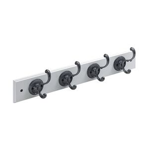 Hettich Garderobenleiste 4 Haken 50,0 x 8,0 x 9,6 cm weiß