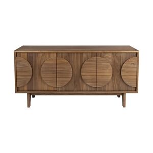 Sideboard GROOVE mit 3 Türen und Walnussfurnier von Zuiver