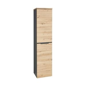 InnoStyle Büroschrank MEMPHIS 1-türig GH05 Front Artisan Eiche Korpus Graphit