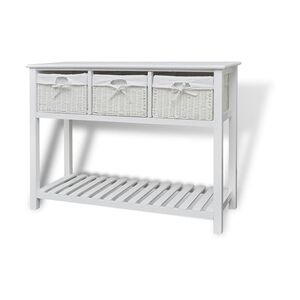 vidaXL Sideboard Weiß