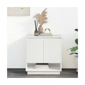 vidaXL Sideboard Hochglanz-Weiß 70x41x75 cm Holzwerkstoff