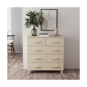 vidaXL Sideboard HAMAR Honigbraun 79x40x80 cm Massivholz Kiefer