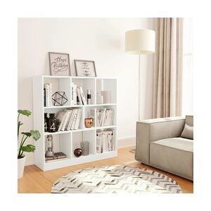 vidaXL Bücherregal Weiß 97,5×29,5×100 cm Spanplatte