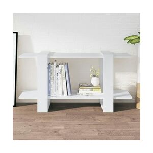 vidaXL Bücherregal Weiß 100x30x51 cm Holzwerkstoff