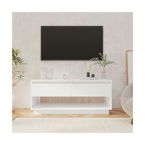 vidaXL TV-Schrank Weiß 102x41x44 cm Holzwerkstoff