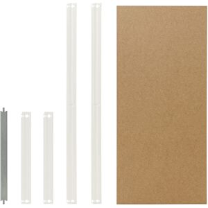 Home 100x40cm Komplettes Fachboden-Set für Steckregale in weiß / HDF-Fachboden / zusätzliche Fachböden für Schwerlastregale - weiß - Shelfplaza