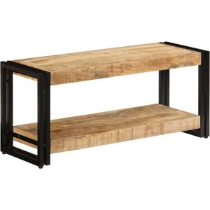 BONNEVIE TV-Schrank,TV-Möbel 90 x 30 x 40 cm Mango-Massivholz vidaXL