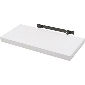 Woltu - Wandboard Wandregal cd dvd Regal Bücherregal Holz Board weiß 70x22.9x3.8cm - weiß