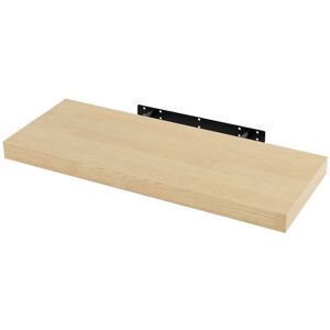 Woltu - Wandboard Wandregal cd dvd Regal Bücherregal Holz Board Gelb Eiche 60x22.9x3.8cm - Gelb Eiche