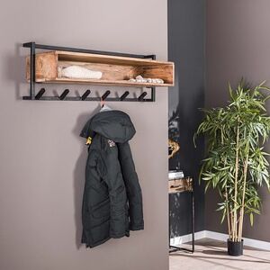 Rubjerg Design Garderobe Air Solid 6 Haken Und Offenes Fach Akazie Massiv Natur - Akzeptabel natur