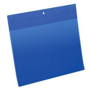 Durable Neodym-Magnettaschen B 297 x 210 mm (A4 quer), 10 Stück, blau