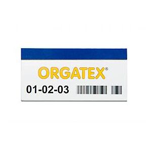 ORGATEX Magnet-Einsteckschilder Color, 35 x 150 mm, blau, 100 St.