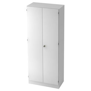 hjh OFFICE PRO SIGNA K 6100 SG - Weiß 5 OH mit Knauf (abschließbar) Schrank