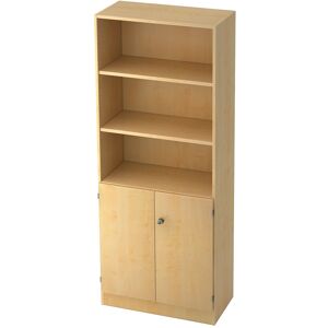 hjh OFFICE PRO SIGNA K 6770 SG - Ahorn 5 OH mit Knauf (abschließbar) Schrank