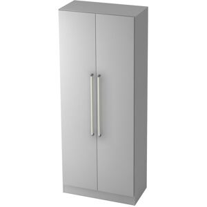 hjh OFFICE PRO SIGNA G 7200 CE - Grau 5 OH Garderobenschrank Chromgriff Metall