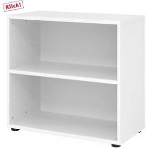 hjh OFFICE PRO BETA 9   Regal   2 OH   80 cm - Weiß