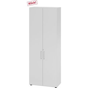 hjh OFFICE PRO BETA 9   Schrank mit Türen   6 OH - Grau