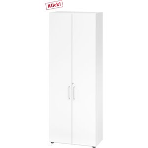 hjh OFFICE PRO BETA 9   Schrank mit Türen   6 OH - Weiß